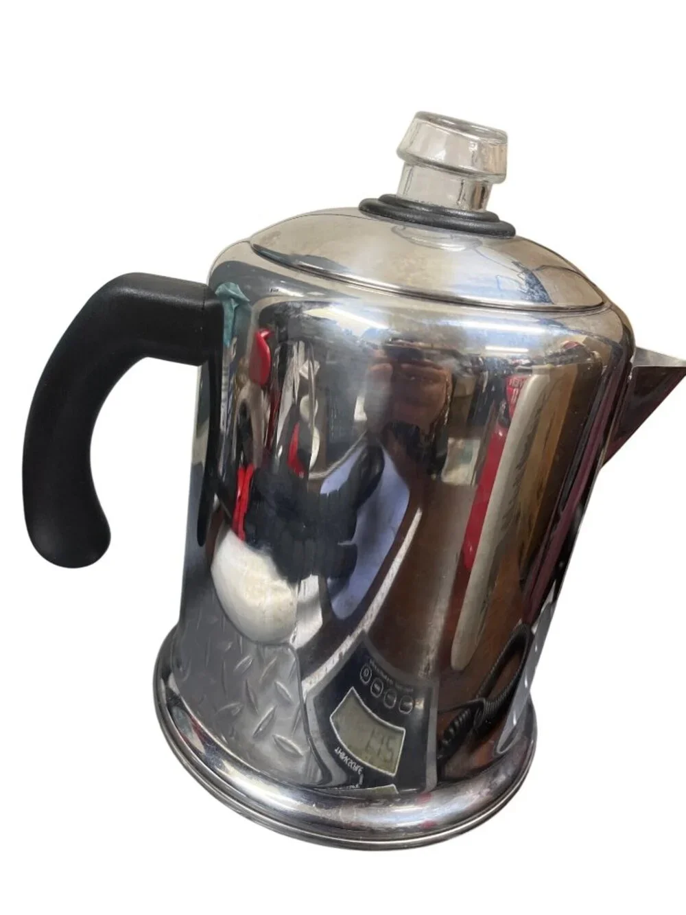 Farberware Yosemite large stainless steel coffee stove top percolater SKU 10-596